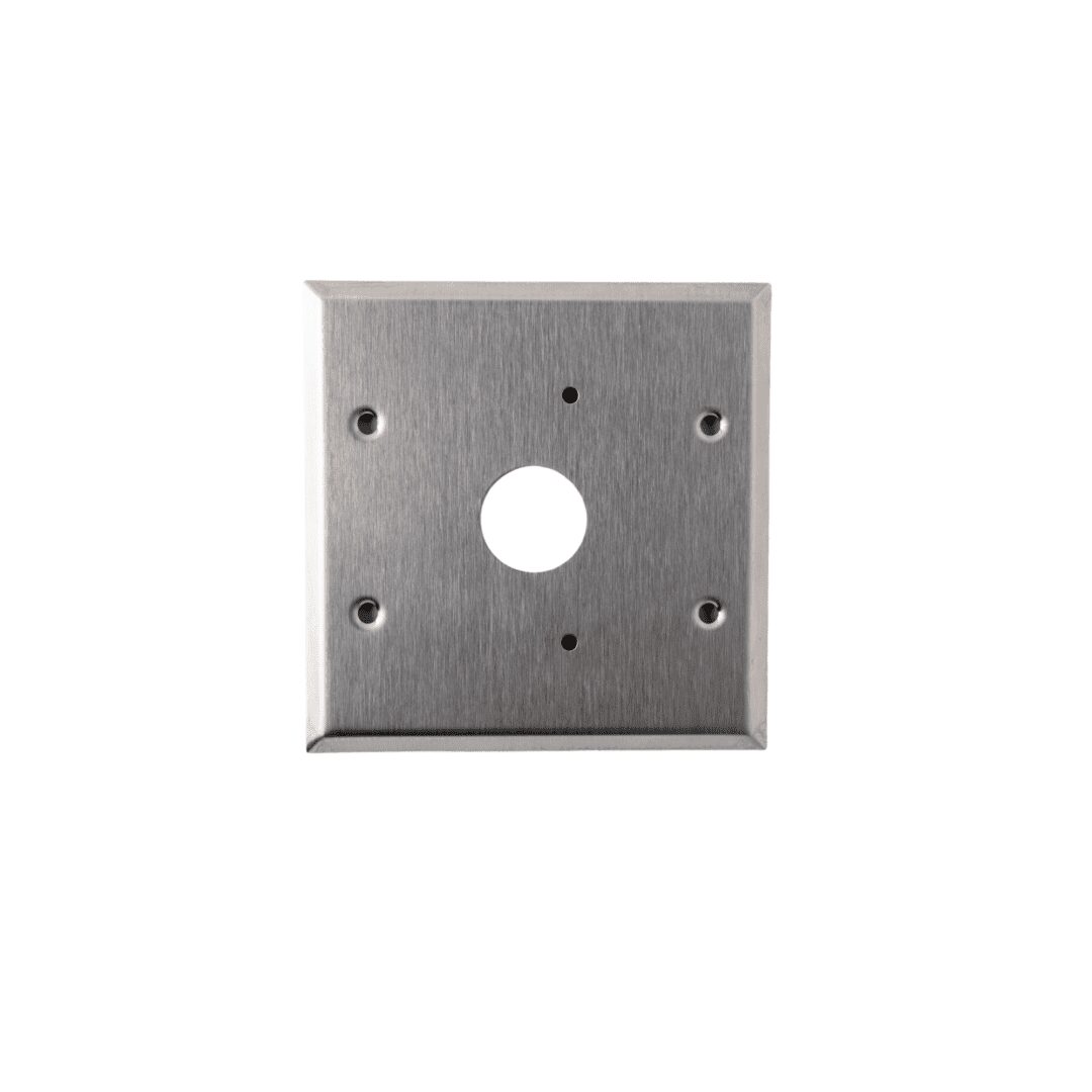 A Mounting Plate for a Cradle on a White Background