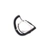 A Spade to Spade Cord Wire in Black