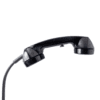 A Black Color Railroad Headset Receiver With Wire